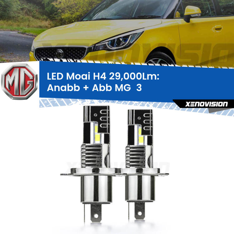 <strong>Kit Anabbaglianti LED per MG  3</strong>  2011 in poi</strong>: 29.000Lumen, canbus, fatti per durare. Qualità Massima Garantita.