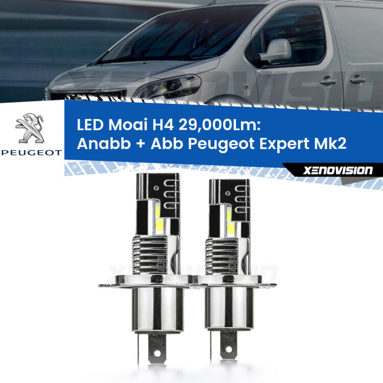 <strong>Kit Anabbaglianti LED per Peugeot Expert</strong> Mk2 2007 - 2015</strong>: 29.000Lumen, canbus, fatti per durare. Qualità Massima Garantita.