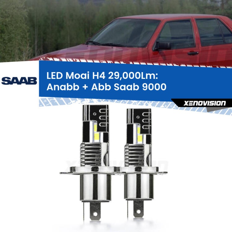<strong>Kit Anabbaglianti LED per Saab 9000</strong>  a parabola singola</strong>: 29.000Lumen, canbus, fatti per durare. Qualità Massima Garantita.