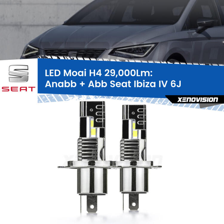 <strong>Kit Anabbaglianti LED per Seat Ibiza IV</strong> 6J a parabola singola</strong>: 29.000Lumen, canbus, fatti per durare. Qualità Massima Garantita.