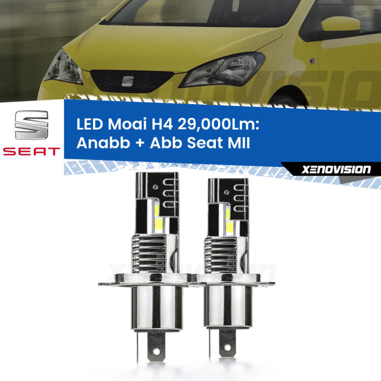 <strong>Kit Anabbaglianti LED per Seat MII</strong>  2011 - 2021</strong>: 29.000Lumen, canbus, fatti per durare. Qualità Massima Garantita.