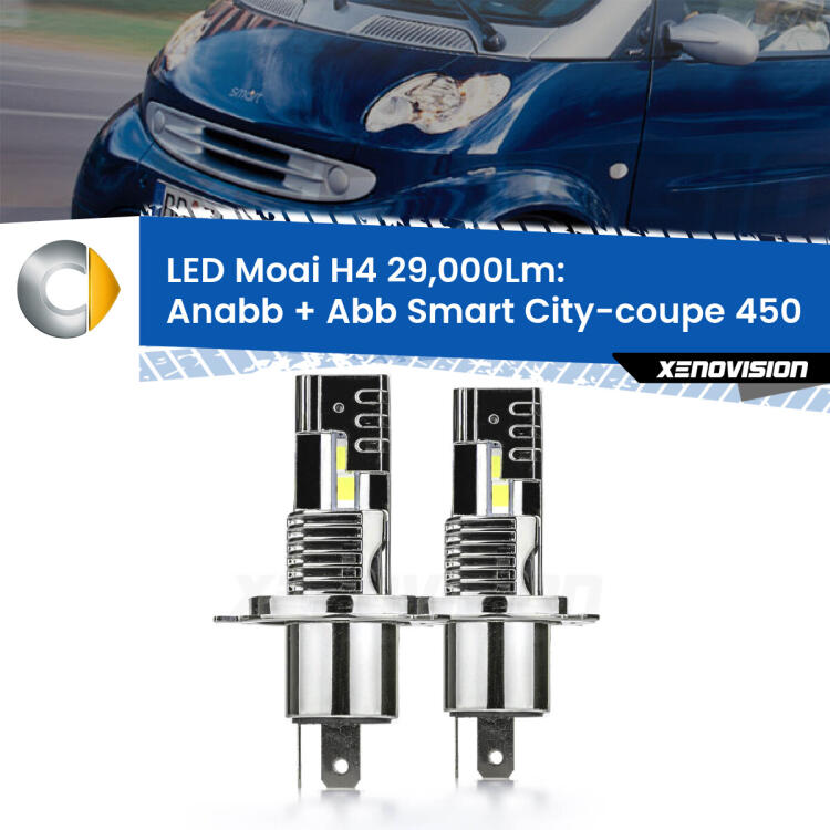 <strong>Kit Anabbaglianti LED per Smart City-coupe</strong> 450 prima serie</strong>: 29.000Lumen, canbus, fatti per durare. Qualità Massima Garantita.