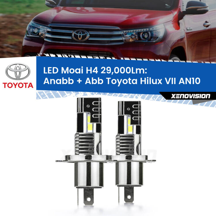 <strong>Kit Anabbaglianti LED per Toyota Hilux VII</strong> AN10 2004 - 2015</strong>: 29.000Lumen, canbus, fatti per durare. Qualità Massima Garantita.
