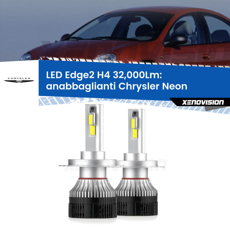 <p><strong>Kit anabbaglianti LED H4 per Chrysler Neon</strong>  1994 - 1999. </strong>Potenza smisurata, taglio di luce perfetto. Super canbus. Qualità Massima.</p>