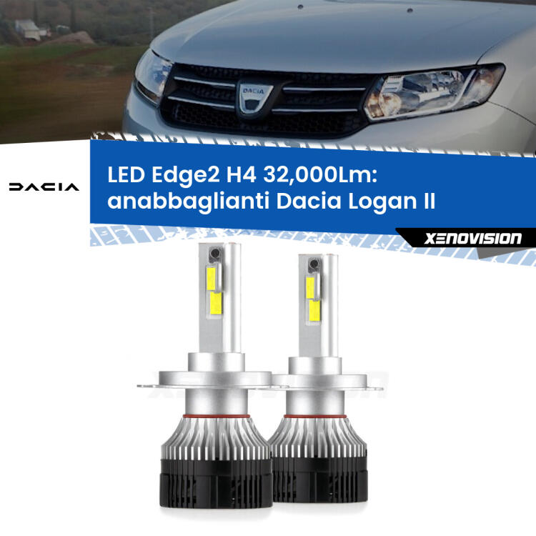 <p><strong>Kit anabbaglianti LED H4 per Dacia Logan</strong> II a parabola singola. </strong>Potenza smisurata, taglio di luce perfetto. Super canbus. Qualità Massima.</p>