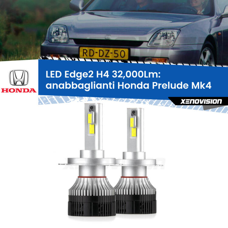 <p><strong>Kit anabbaglianti LED H4 per Honda Prelude</strong> Mk4 1992 - 1996. </strong>Potenza smisurata, taglio di luce perfetto. Super canbus. Qualità Massima.</p>