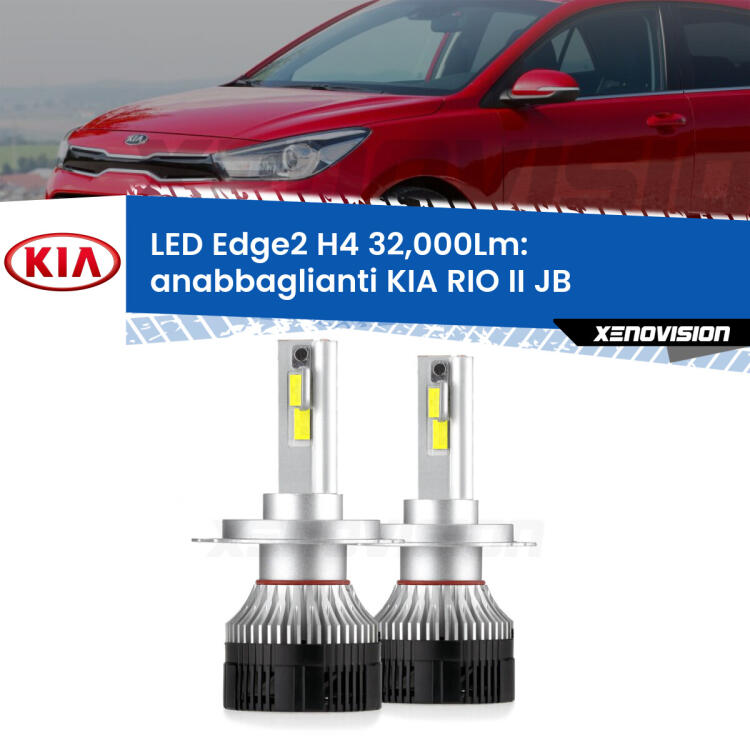 <p><strong>Kit anabbaglianti LED H4 per KIA RIO II</strong> JB 2005 - 2010. </strong>Potenza smisurata, taglio di luce perfetto. Super canbus. Qualità Massima.</p>