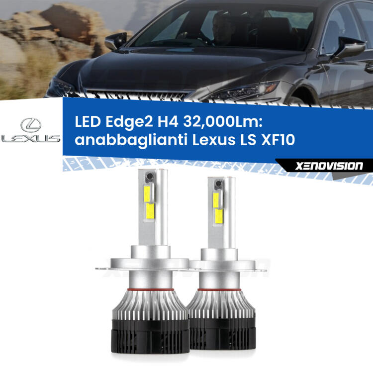 <p><strong>Kit anabbaglianti LED H4 per Lexus LS</strong> XF10 1989 - 1994. </strong>Potenza smisurata, taglio di luce perfetto. Super canbus. Qualità Massima.</p>
