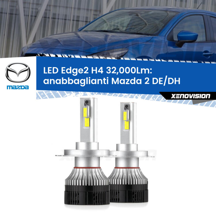 <p><strong>Kit anabbaglianti LED H4 per Mazda 2</strong> DE/DH a parabola singola. </strong>Potenza smisurata, taglio di luce perfetto. Super canbus. Qualità Massima.</p>