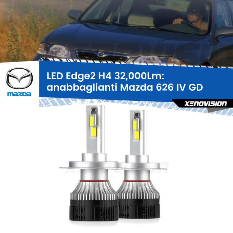 <p><strong>Kit anabbaglianti LED H4 per Mazda 626 IV</strong> GD 1987 - 1992. </strong>Potenza smisurata, taglio di luce perfetto. Super canbus. Qualità Massima.</p>
