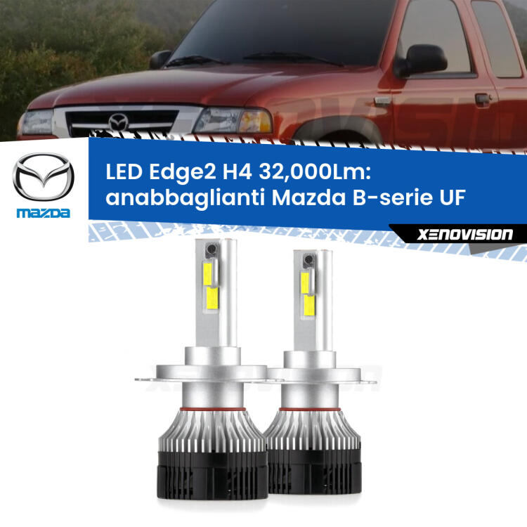 <p><strong>Kit anabbaglianti LED H4 per Mazda B-serie</strong> UF 1985 - 1999. </strong>Potenza smisurata, taglio di luce perfetto. Super canbus. Qualità Massima.</p>