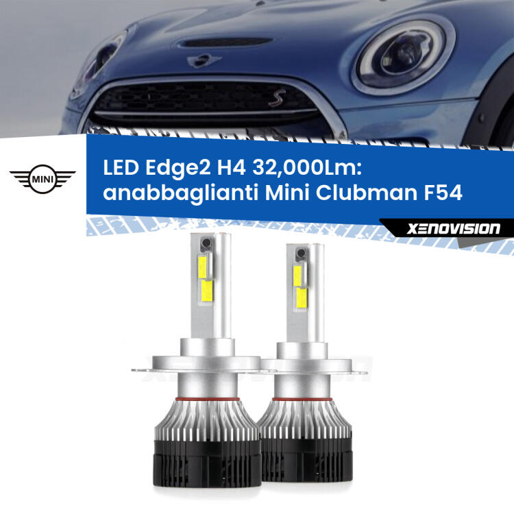 <p><strong>Kit anabbaglianti LED H4 per Mini Clubman</strong> F54 2014 - 2019. </strong>Potenza smisurata, taglio di luce perfetto. Super canbus. Qualità Massima.</p>