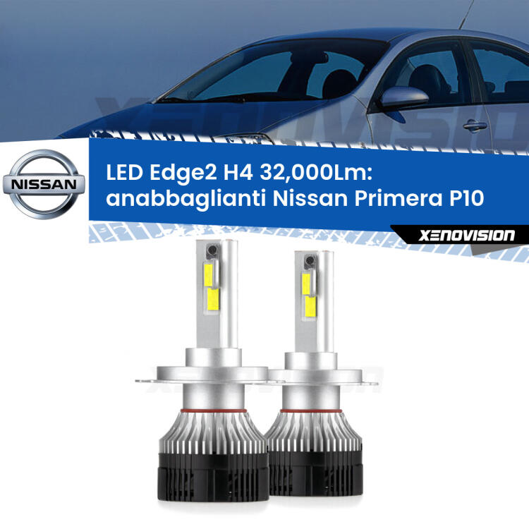 <p><strong>Kit anabbaglianti LED H4 per Nissan Primera</strong> P10 1990 - 1996. </strong>Potenza smisurata, taglio di luce perfetto. Super canbus. Qualità Massima.</p>