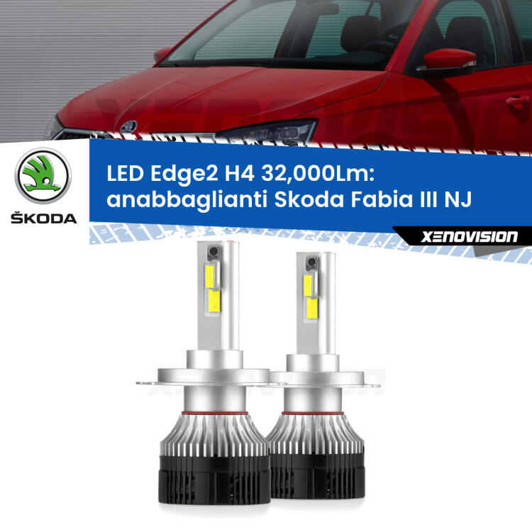 <p><strong>Kit anabbaglianti LED H4 per Skoda Fabia III</strong> NJ a parabola singola. </strong>Potenza smisurata, taglio di luce perfetto. Super canbus. Qualità Massima.</p>