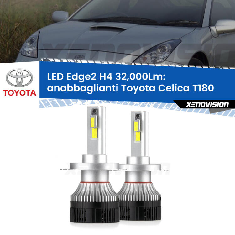 <p><strong>Kit anabbaglianti LED H4 per Toyota Celica</strong> T180 1989 - 1993. </strong>Potenza smisurata, taglio di luce perfetto. Super canbus. Qualità Massima.</p>