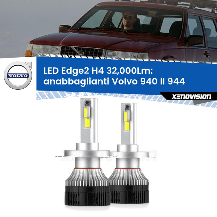 <p><strong>Kit anabbaglianti LED H4 per Volvo 940 II</strong> 944 1994 - 1998. </strong>Potenza smisurata, taglio di luce perfetto. Super canbus. Qualità Massima.</p>