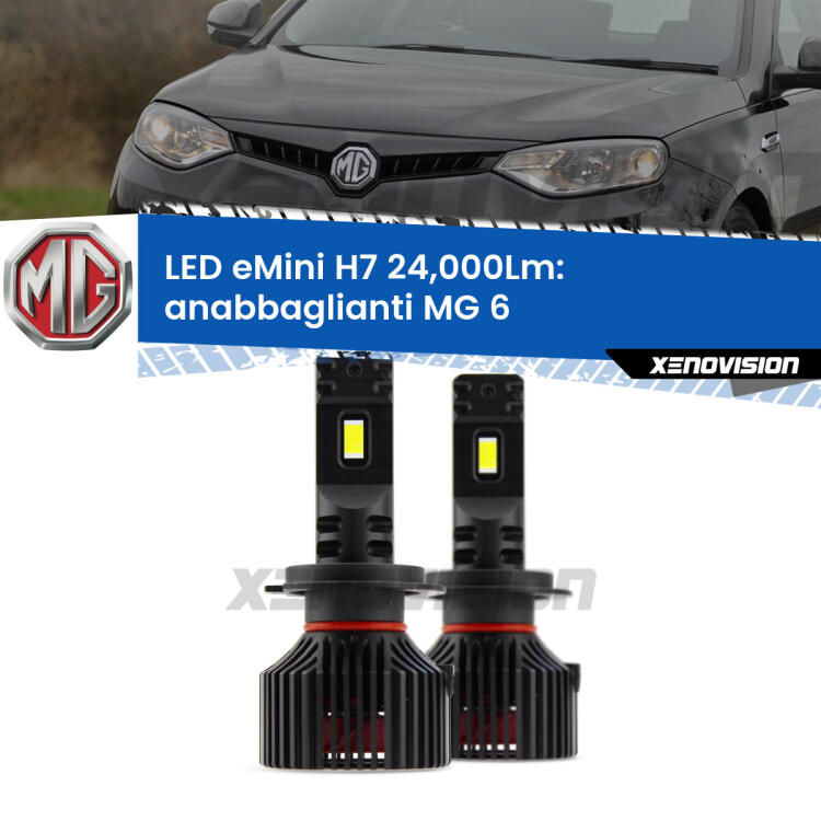 <strong>Kit LED anabbaglianti per MG 6</strong>  2010 in poi. </strong>Include due lampade Canbus H7 Brightstar da 24,000 Lumen. Qualità Massima.