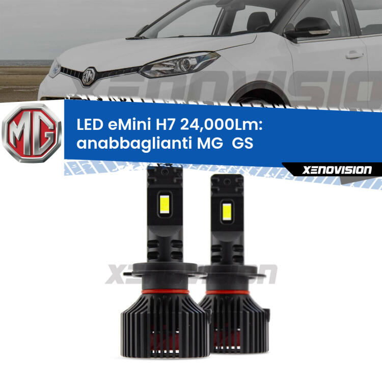 <strong>Kit LED anabbaglianti per MG  GS</strong>  2016 - 2019. </strong>Include due lampade Canbus H7 Brightstar da 24,000 Lumen. Qualità Massima.