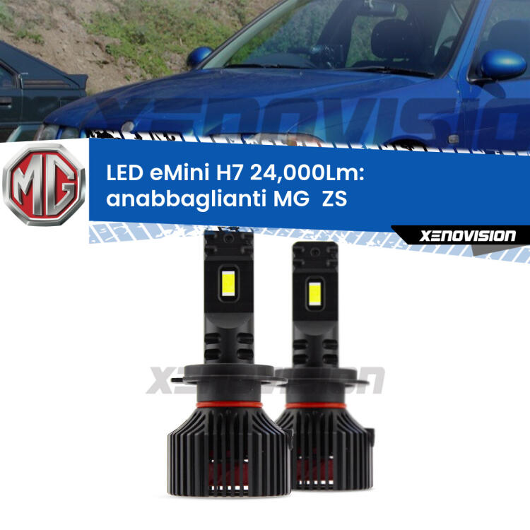 <strong>Kit LED anabbaglianti per MG  ZS</strong>  2001 - 2005. </strong>Include due lampade Canbus H7 Brightstar da 24,000 Lumen. Qualità Massima.
