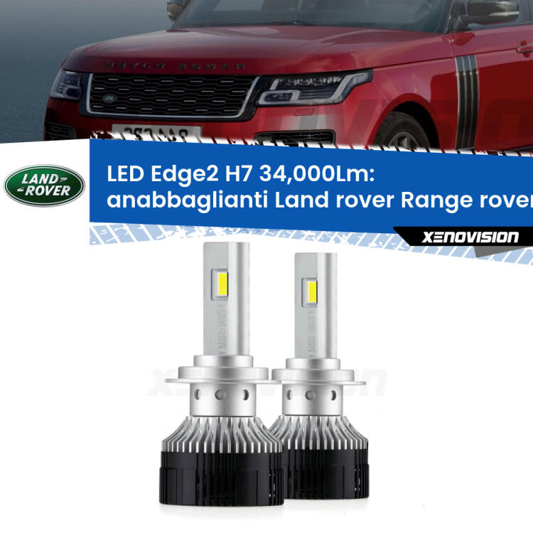 <strong>Kit anabbaglianti LED per Land rover Range rover III</strong> L322 2002 - 2012.</strong>.Coppia lampade <strong>H7</strong> modello Edge v3.0 di Xenovision.