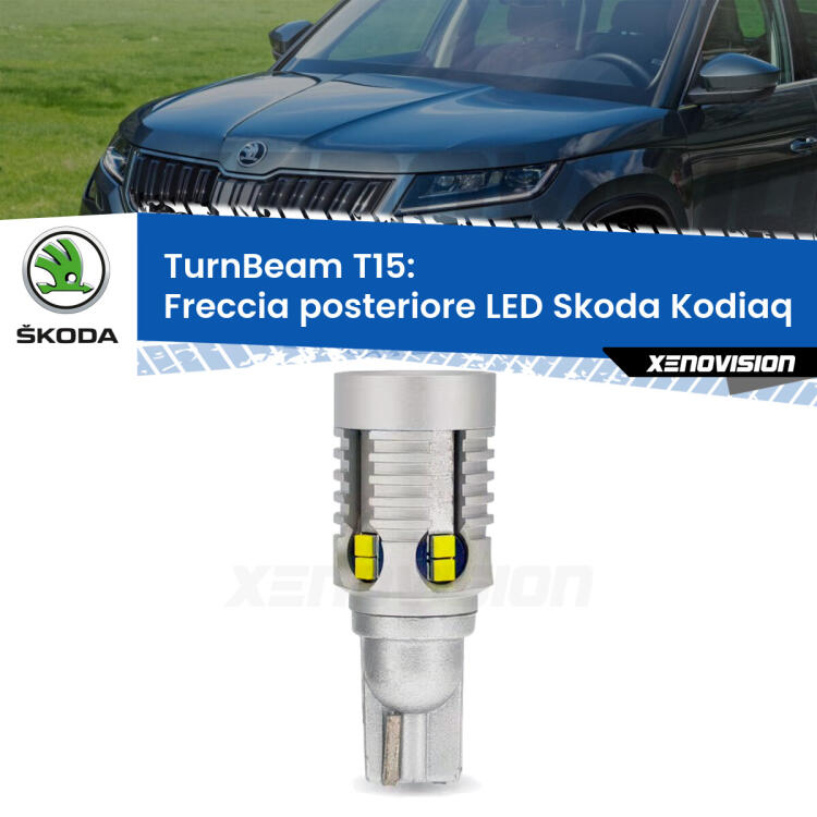 <strong>LED freccia posteriore Skoda Kodiaq </strong>. Una lampada LED T15 per Frecce, ottima resa in ogni direzione, Qualità Massima.
