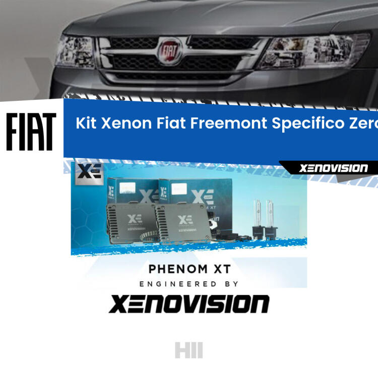 <strong>Kit Xenon </strong><strong>H11 </strong><strong>Professionale</strong> per Fiat Freemont  (2011 - 2016). Taglio di luce perfetto, zero spie e riverberi. Leggendaria elettronica Canbus Xenovision. Qualità Massima Garantita.