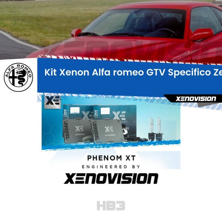 <strong>Kit Xenon </strong><strong>HB3 </strong><strong>Professionale</strong> per Alfa romeo GTV. Taglio di luce perfetto, zero spie e riverberi. Leggendaria elettronica Canbus Xenovision. Qualità Massima Garantita.