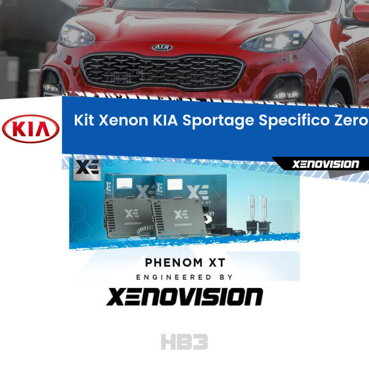 <strong>Kit Xenon </strong><strong>HB3 </strong><strong>Professionale</strong> per KIA Sportage. Taglio di luce perfetto, zero spie e riverberi. Leggendaria elettronica Canbus Xenovision. Qualità Massima Garantita.