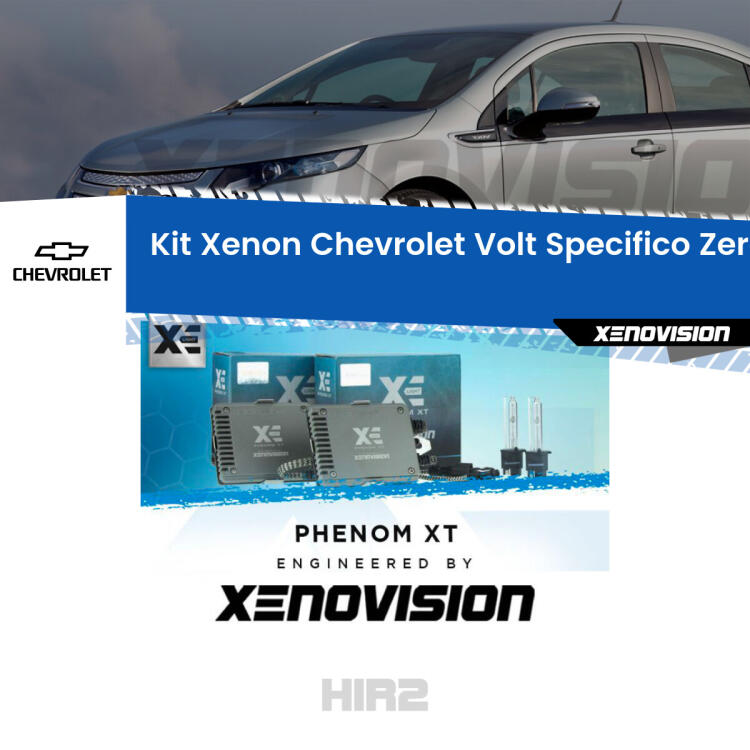 <strong>Kit Xenon </strong><strong>HIR2 </strong><strong>Professionale</strong> per Chevrolet Volt. Taglio di luce perfetto, zero spie e riverberi. Leggendaria elettronica Canbus Xenovision. Qualità Massima Garantita.