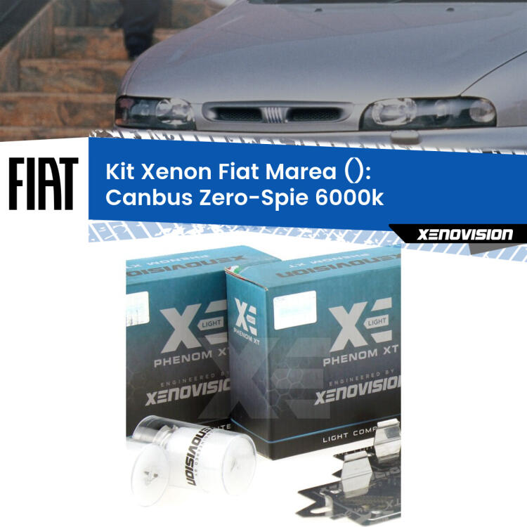<strong>Kit Xenon </strong><strong>H1 </strong><strong>Professionale</strong> per fari anabbaglianti Fiat Marea  ((1996 - 2002)). Taglio di luce perfetto, zero riverberi. Canbus zero spie. Qualità Massima Garantita.