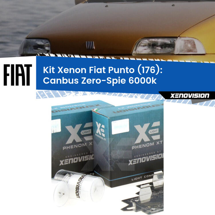 <strong>Kit Xenon </strong><strong>H1 </strong><strong>Professionale</strong> per fari anabbaglianti Fiat Punto 176 ((a parabola doppia)). Taglio di luce perfetto, zero riverberi. Canbus zero spie. Qualità Massima Garantita.