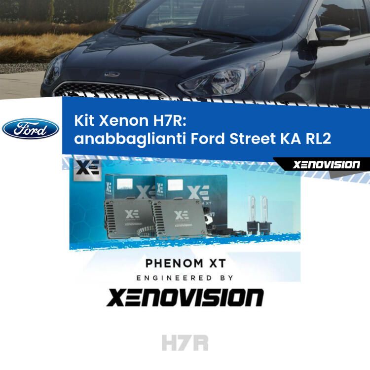 <strong>Kit Xenon </strong><strong>H7R</strong><strong> </strong><strong>Professionale</strong> Ford Street KA</strong> RL2 (2003 - 2005). Taglio di luce perfetto, zero spie e riverberi. Leggendaria elettronica Canbus Xenovision. Qualità Massima Garantita.