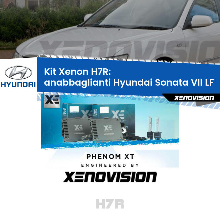 <strong>Kit Xenon </strong><strong>H7R</strong><strong> </strong><strong>Professionale</strong> Hyundai Sonata VII</strong> LF (2014 in poi). Taglio di luce perfetto, zero spie e riverberi. Leggendaria elettronica Canbus Xenovision. Qualità Massima Garantita.