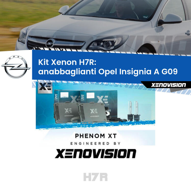<strong>Kit Xenon </strong><strong>H7R</strong><strong> </strong><strong>Professionale</strong> Opel Insignia A</strong> G09 (2008 - 2013). Taglio di luce perfetto, zero spie e riverberi. Leggendaria elettronica Canbus Xenovision. Qualità Massima Garantita.