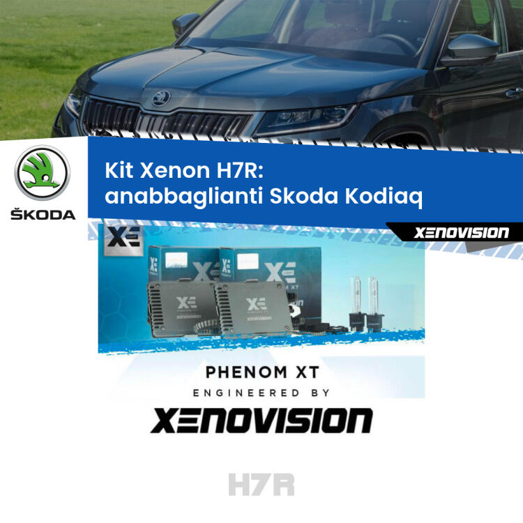 <strong>Kit Xenon </strong><strong>H7R</strong><strong> </strong><strong>Professionale</strong> Skoda Kodiaq</strong>  (2016 in poi). Taglio di luce perfetto, zero spie e riverberi. Leggendaria elettronica Canbus Xenovision. Qualità Massima Garantita.