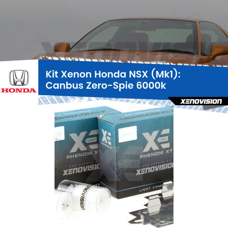 <strong>Kit Xenon </strong><strong>H1 </strong><strong>Professionale</strong> per fari anabbaglianti Honda NSX Mk1 ((1990 - 2000)). Taglio di luce perfetto, zero riverberi. Canbus zero spie. Qualità Massima Garantita.