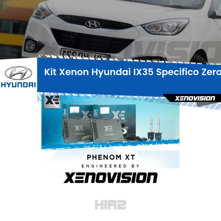 <strong>Kit Xenon </strong><strong>HIR2 </strong><strong>Professionale</strong> per Hyundai IX35. Taglio di luce perfetto, zero spie e riverberi. Leggendaria elettronica Canbus Xenovision. Qualità Massima Garantita.