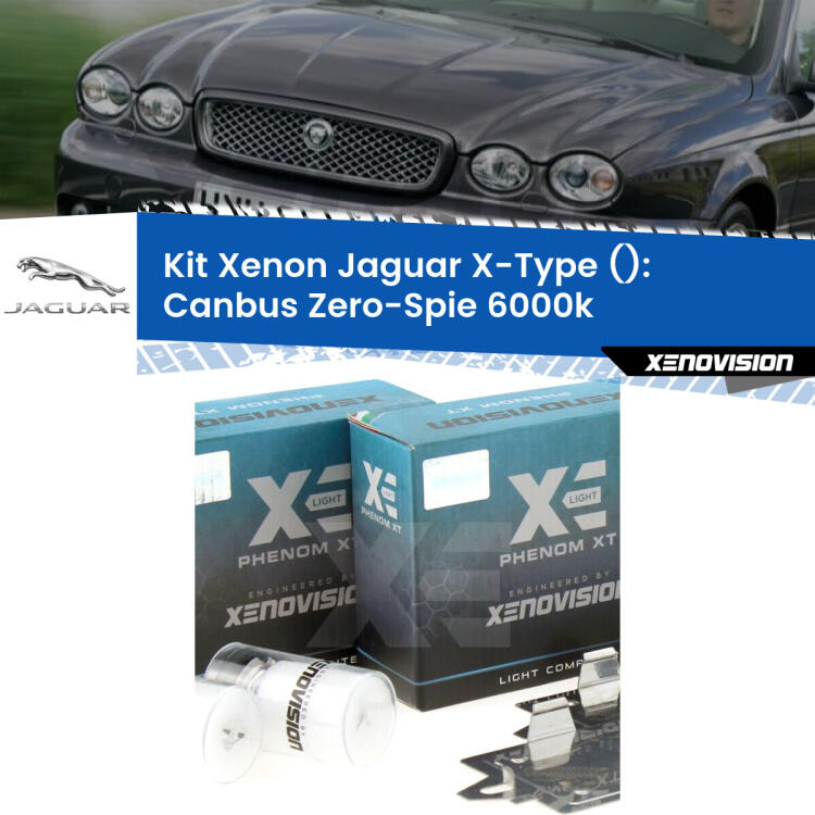 <strong>Kit Xenon </strong><strong>H1 </strong><strong>Professionale</strong> per fari anabbaglianti Jaguar X-Type  ((2001 - 2009)). Taglio di luce perfetto, zero riverberi. Canbus zero spie. Qualità Massima Garantita.