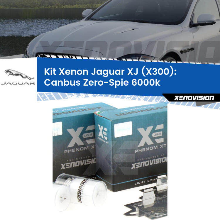 <strong>Kit Xenon </strong><strong>H1 </strong><strong>Professionale</strong> per fari anabbaglianti Jaguar XJ X300 ((1994 - 1997)). Taglio di luce perfetto, zero riverberi. Canbus zero spie. Qualità Massima Garantita.