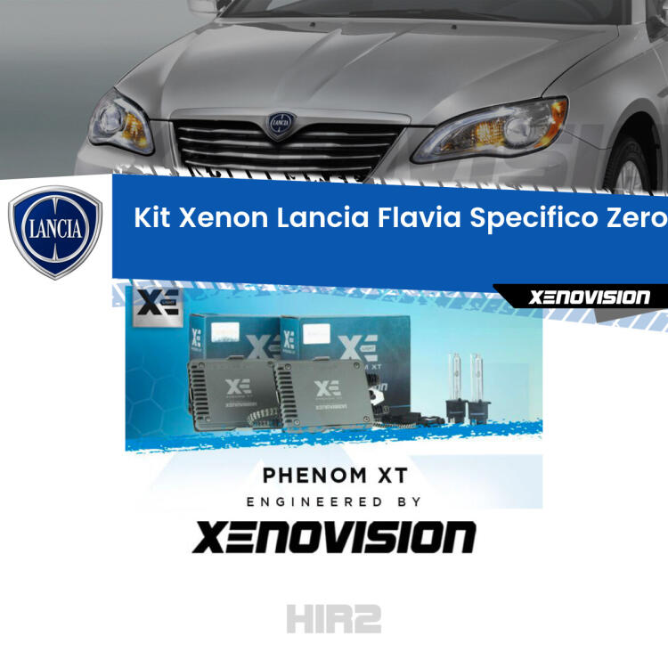 <strong>Kit Xenon </strong><strong>HIR2 </strong><strong>Professionale</strong> per Lancia Flavia. Taglio di luce perfetto, zero spie e riverberi. Leggendaria elettronica Canbus Xenovision. Qualità Massima Garantita.