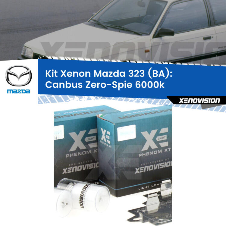 <strong>Kit Xenon </strong><strong>H1 </strong><strong>Professionale</strong> per fari anabbaglianti Mazda 323 BA ((1994 - 1998)). Taglio di luce perfetto, zero riverberi. Canbus zero spie. Qualità Massima Garantita.
