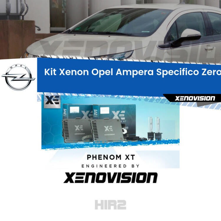 <strong>Kit Xenon </strong><strong>HIR2 </strong><strong>Professionale</strong> per Opel Ampera. Taglio di luce perfetto, zero spie e riverberi. Leggendaria elettronica Canbus Xenovision. Qualità Massima Garantita.