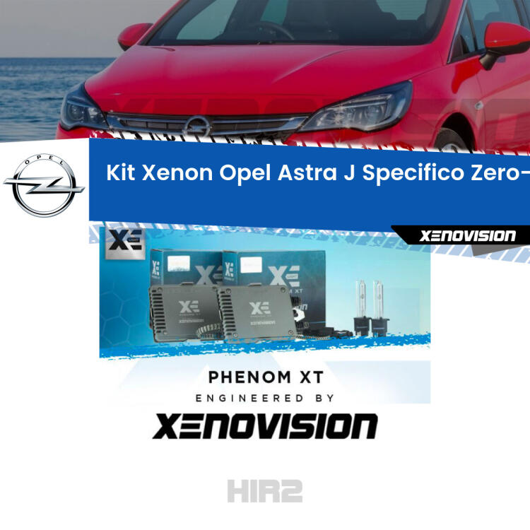 <strong>Kit Xenon </strong><strong>HIR2 </strong><strong>Professionale</strong> per Opel Astra J. Taglio di luce perfetto, zero spie e riverberi. Leggendaria elettronica Canbus Xenovision. Qualità Massima Garantita.