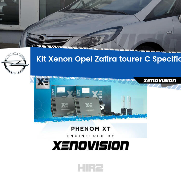 <strong>Kit Xenon </strong><strong>HIR2 </strong><strong>Professionale</strong> per Opel Zafira tourer C. Taglio di luce perfetto, zero spie e riverberi. Leggendaria elettronica Canbus Xenovision. Qualità Massima Garantita.