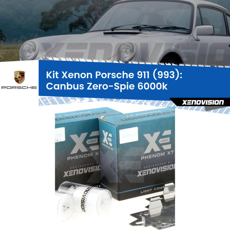 <strong>Kit Xenon </strong><strong>H1 </strong><strong>Professionale</strong> per fari anabbaglianti Porsche 911 993 ((1993 - 1997)). Taglio di luce perfetto, zero riverberi. Canbus zero spie. Qualità Massima Garantita.