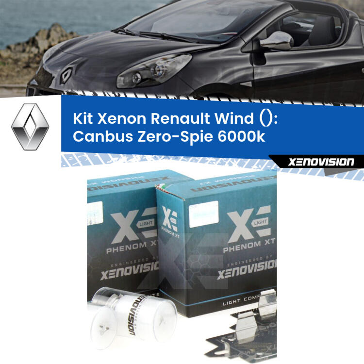 <strong>Kit Xenon </strong><strong>H1 </strong><strong>Professionale</strong> per fari anabbaglianti Renault Wind  ((2010 - 2013)). Taglio di luce perfetto, zero riverberi. Canbus zero spie. Qualità Massima Garantita.