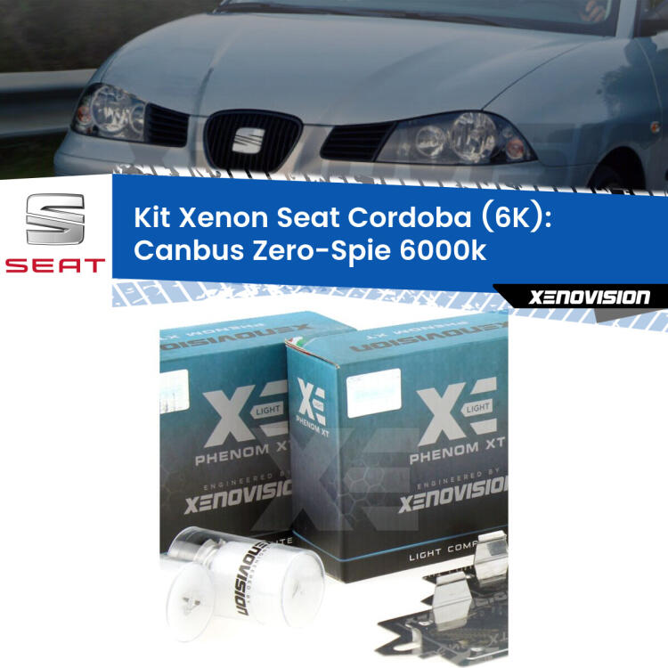 <strong>Kit Xenon </strong><strong>H1 </strong><strong>Professionale</strong> per fari anabbaglianti Seat Cordoba 6K ((prima serie)). Taglio di luce perfetto, zero riverberi. Canbus zero spie. Qualità Massima Garantita.
