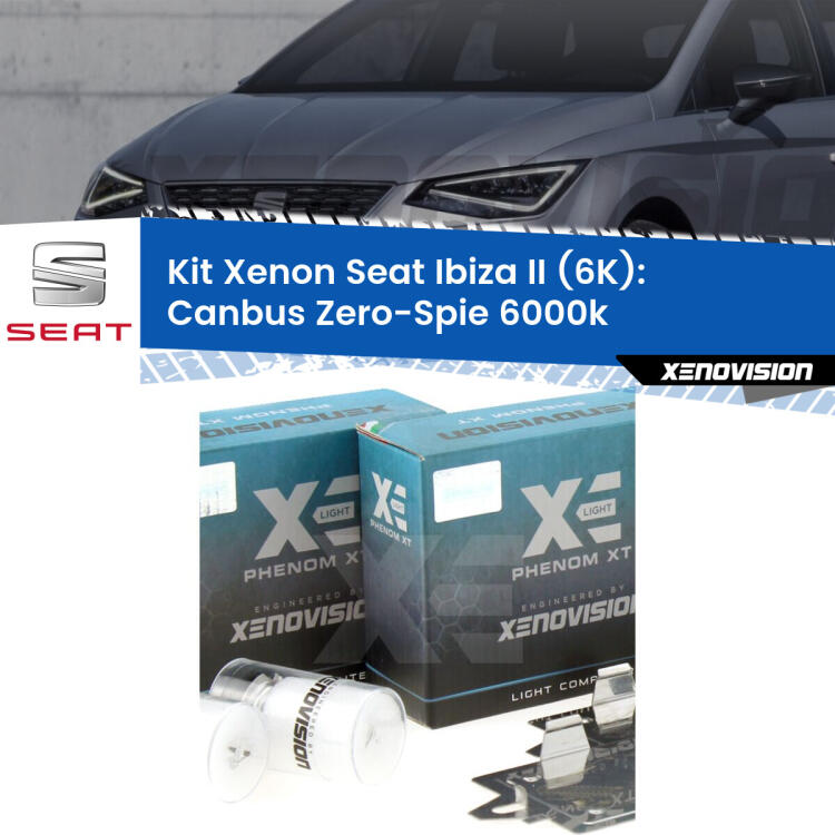 <strong>Kit Xenon </strong><strong>H1 </strong><strong>Professionale</strong> per fari anabbaglianti Seat Ibiza II 6K ((prima serie)). Taglio di luce perfetto, zero riverberi. Canbus zero spie. Qualità Massima Garantita.