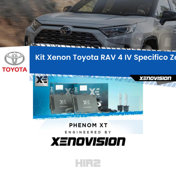 <strong>Kit Xenon </strong><strong>HIR2 </strong><strong>Professionale</strong> per Toyota RAV 4 IV. Taglio di luce perfetto, zero spie e riverberi. Leggendaria elettronica Canbus Xenovision. Qualità Massima Garantita.
