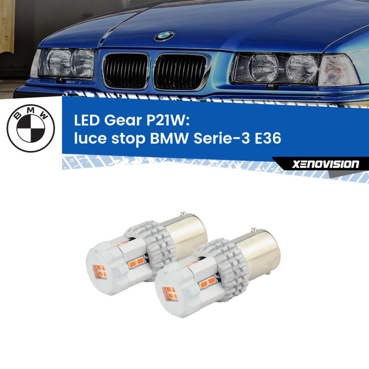 <p>Coppia <strong>LED P21W Rossi per </strong><strong>luce Stop</strong> <strong>BMW</strong> <strong>Serie-3 </strong>(E36) 1990 - 1998: ultracompatti, illuminazione a 360 gradi e Canbus. Qualità Massima.</p>
<div> </div>